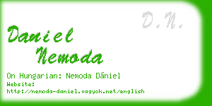 daniel nemoda business card