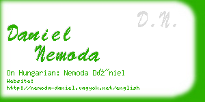 daniel nemoda business card